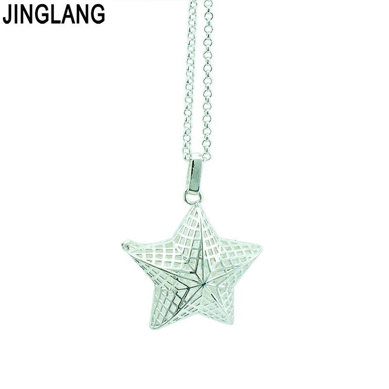 Женское колье с подвеской в виде клетки 2 цвета | Украшения и аксессуары