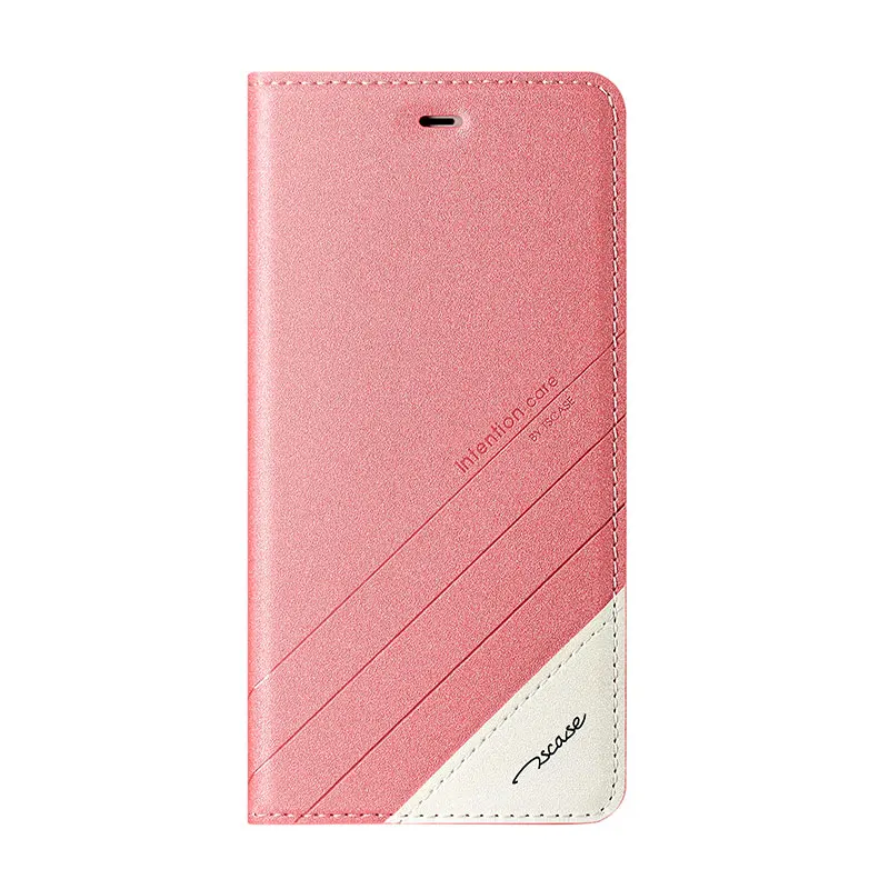 Чехол Ts для Nokia 6, чехол с магнитной застежкой из искусственной кожи+ мягкая задняя крышка из ТПУ для Nokia 6, чехол с подставкой, защитный чехол - Цвет: Pink