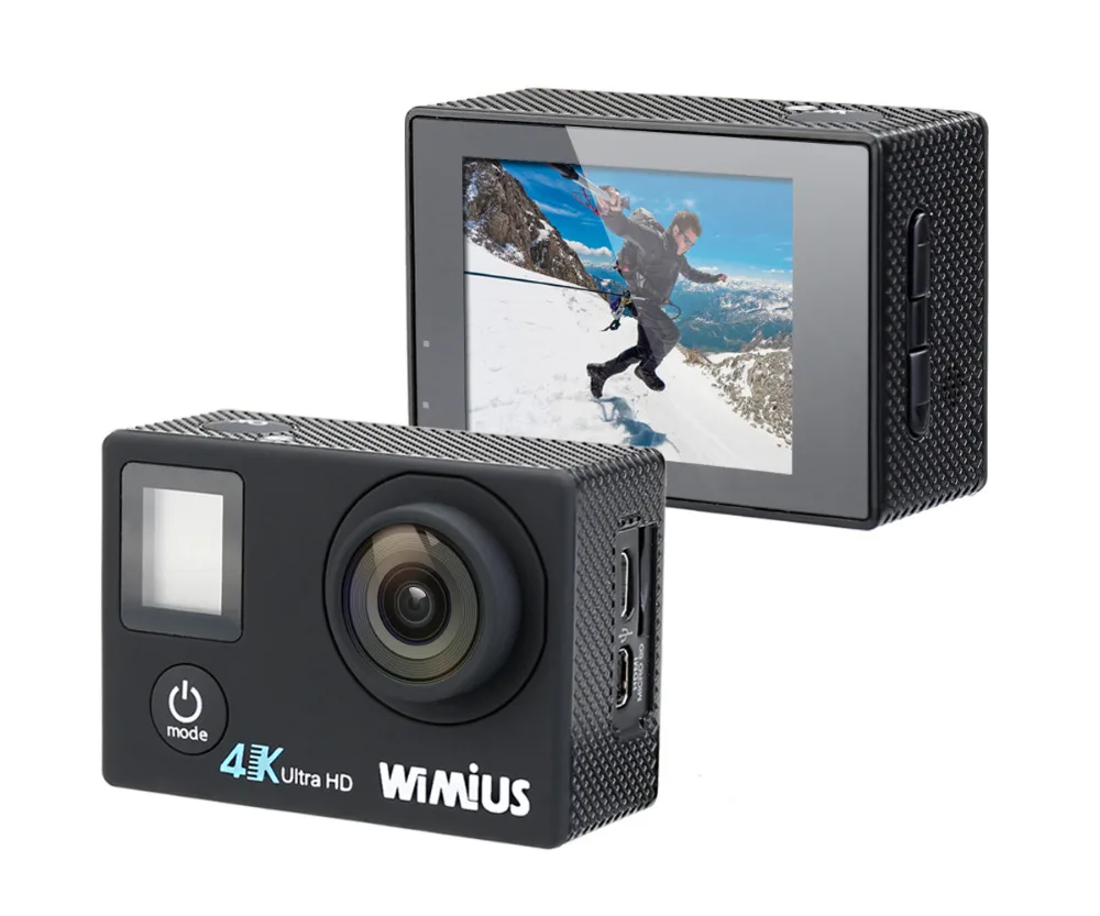 4 К действие Камера Wi-Fi 2 &quotLTPS + 0.66 экрана статус Спорт шлем CAM Full HD 1080 P 60fps мини