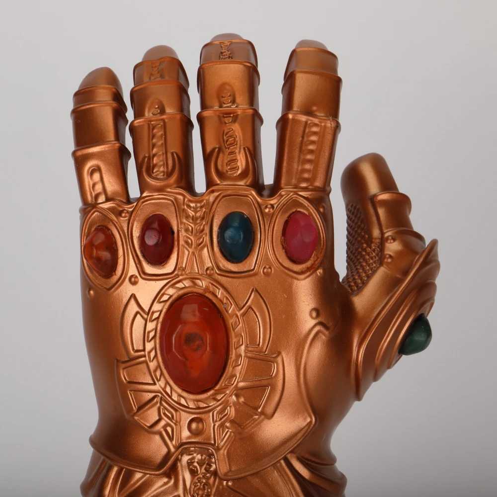 Мстители 4 Endgame Thanos Infinity Gauntlet Косплей рука латексные перчатки Armor Marvel Superhero оружие