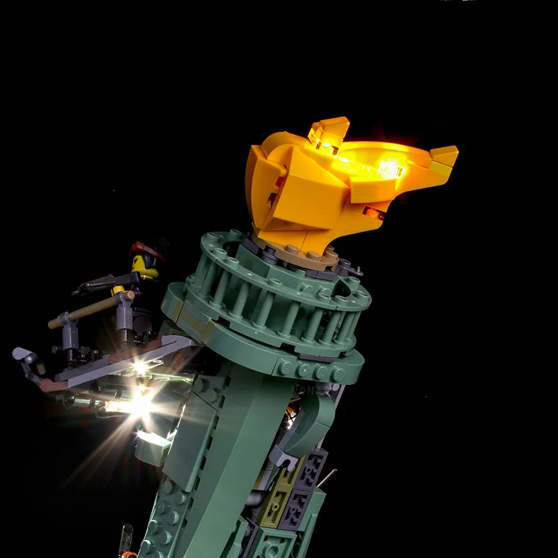 Светодиодная лампа для 45014 фильма серия 70840 apocalypseberg Набор строительных блоков