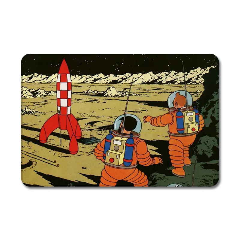 Мультфильм Приключения Тинтина в Китае крутой дизайн натуральный резиновый