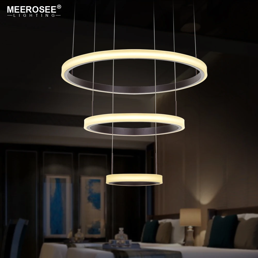 Новая современная простая тонкая светодиодная акриловая подвесная лампа с 3