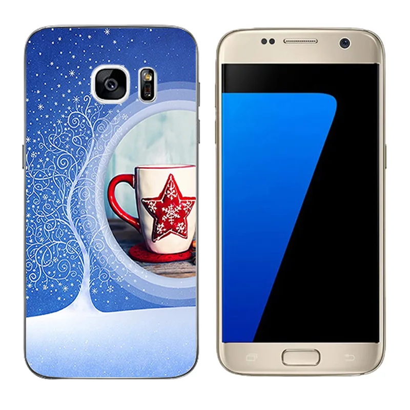 Чехол для Samsung Galaxy S7 чехол телефона мягкий силиконовый G930 с принтом веселого дня
