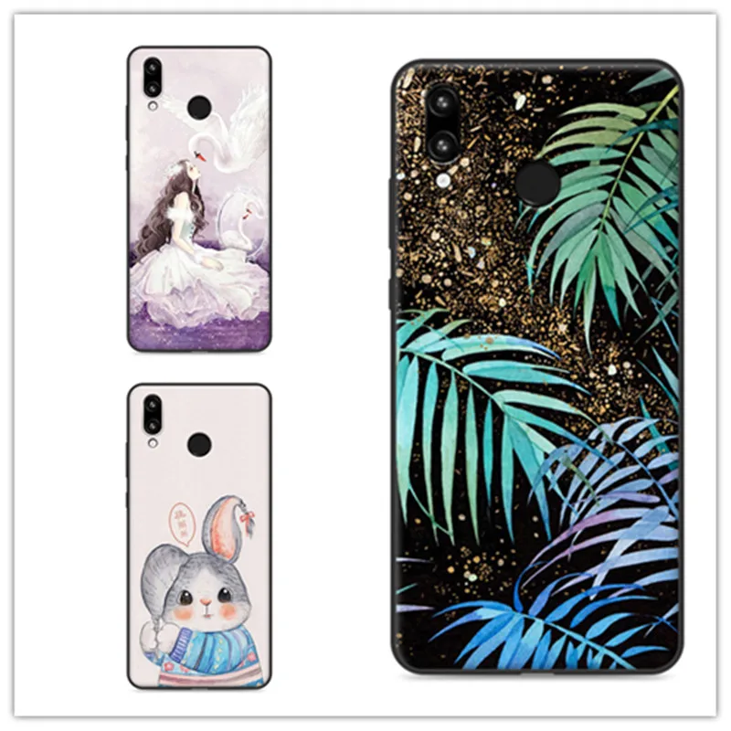 Корпус для huawei nova 3i задняя крышка милый мультфильм Прекрасный чехол телефона