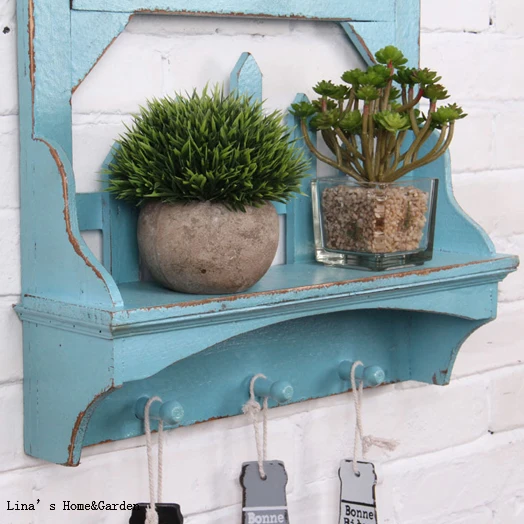 Потертая шикарная деревянная полка для доски ручной работы|wood decorative shelf|decorative wood