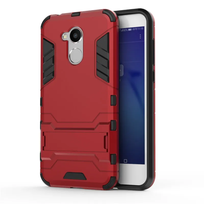 Red Чехол для Honor 6A, чехол для huawei Honor 6A, DLI-TL20, DLI-AL10, 5,0 дюймов, силиконовый, задний, противоударный, защитный, армированный, чехол для Honor 6A - Цвет: Red