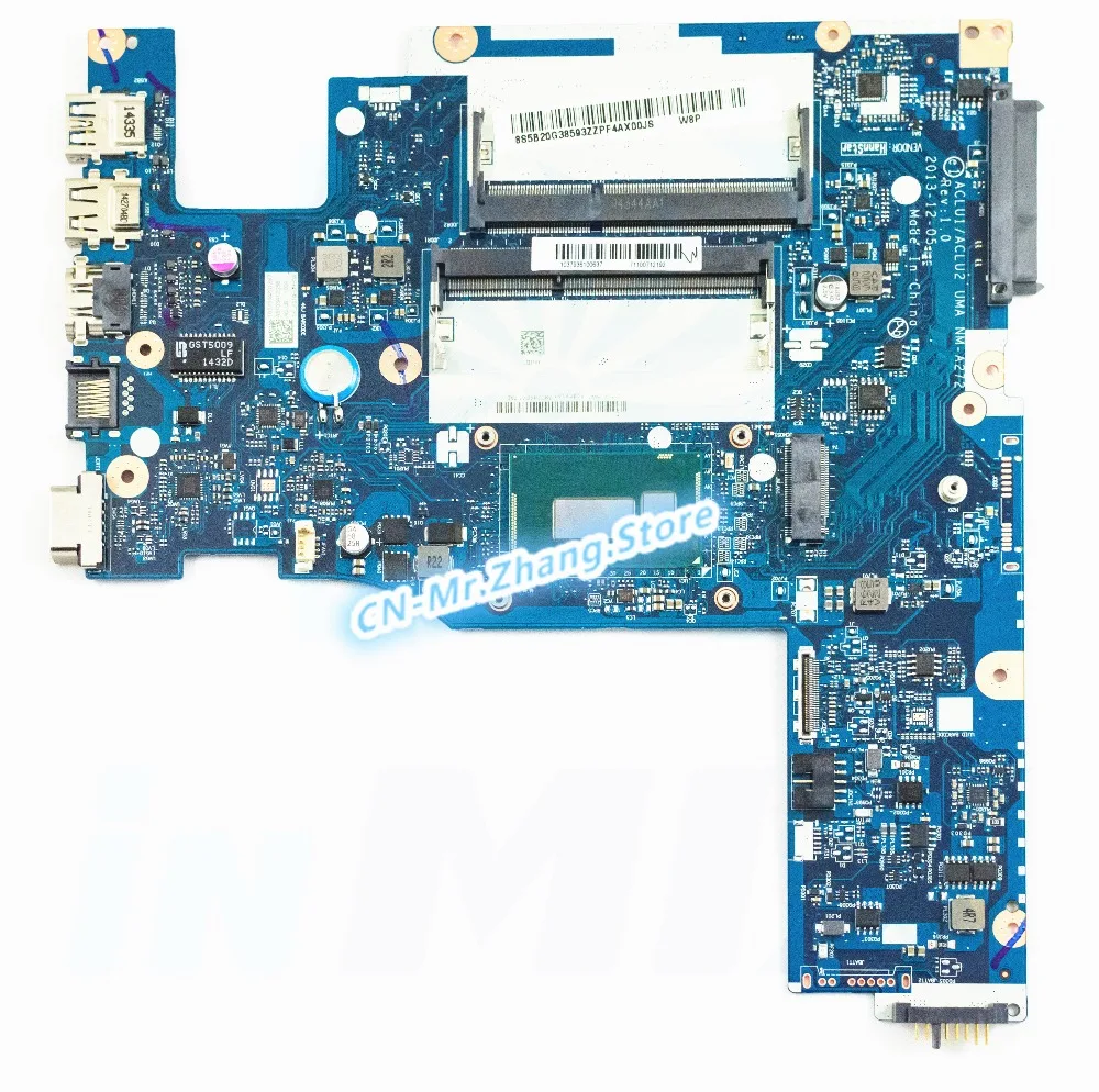 

SHELI FOR Lenovo G50-70 Z50-70 Laptop Motherboard W/ I5-4200U CPU ACLU1/ACLU2 NM-A272 DDR3