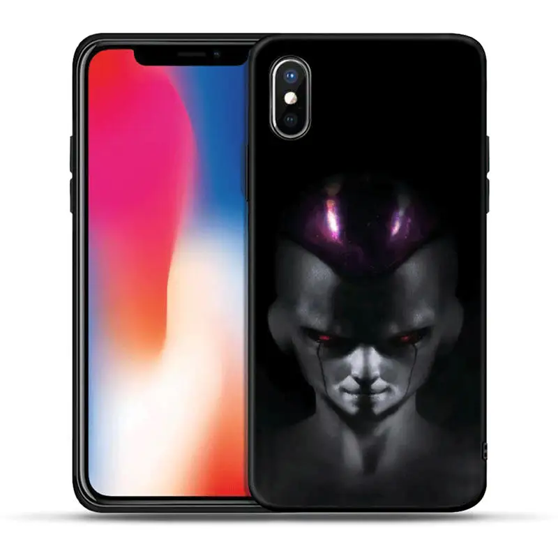 H1207 Черный силиконовый чехол для IPhone X XR XS Max 8 7 6 6 S Plus 5 5S SE Чехлы для телефона Dragon Ball Z из аниме Goku Super D Coque Fundas - Цвет: H1207