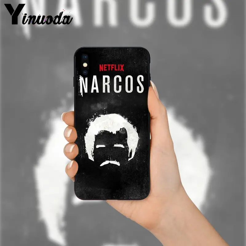 A7 Yinuoda Wagner Moura Narcos pablo escobar черный ТПУ Мягкий силиконовый чехол для телефона чехол для iPhone 8 7 6 6S Plus X XS MAX 5 5S SE XR - Цвет: A7