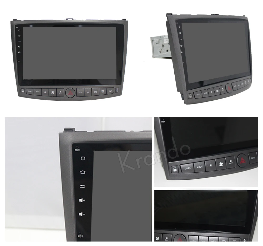 Krando Android 8,1 10," Полный сенсорный автомобильный Радио gps для lexus is250 2006-2011 Навигация wi-fi-мультимедиа playstore 2G ram