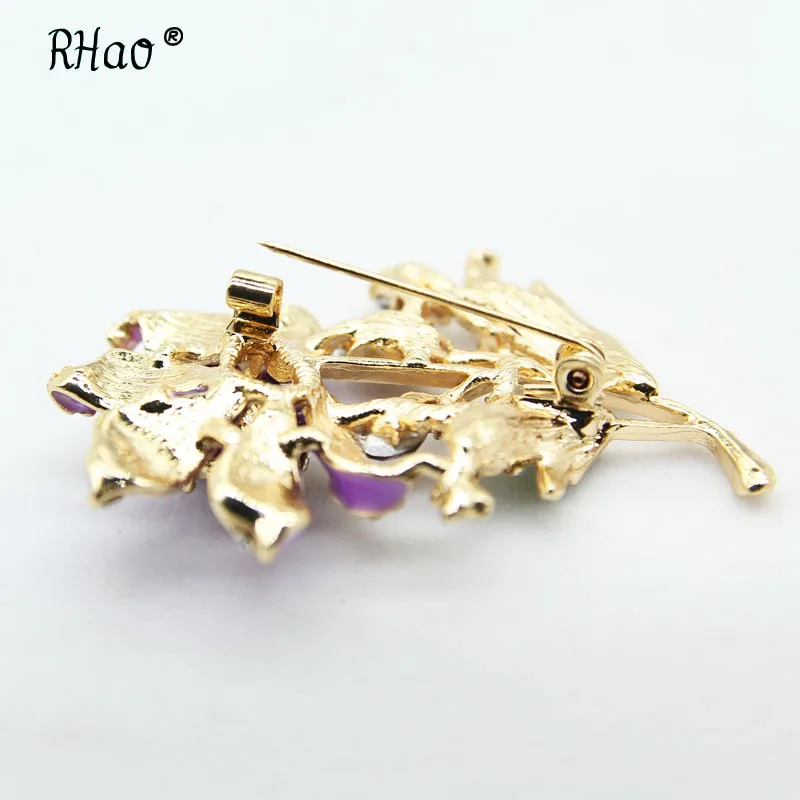 Enamel Sun Flower Crystal Brooches Rhinestone Brooch Pin Fashion Jewelry Coat Dress Corsage Bijouterie Broches Gift | Украшения и