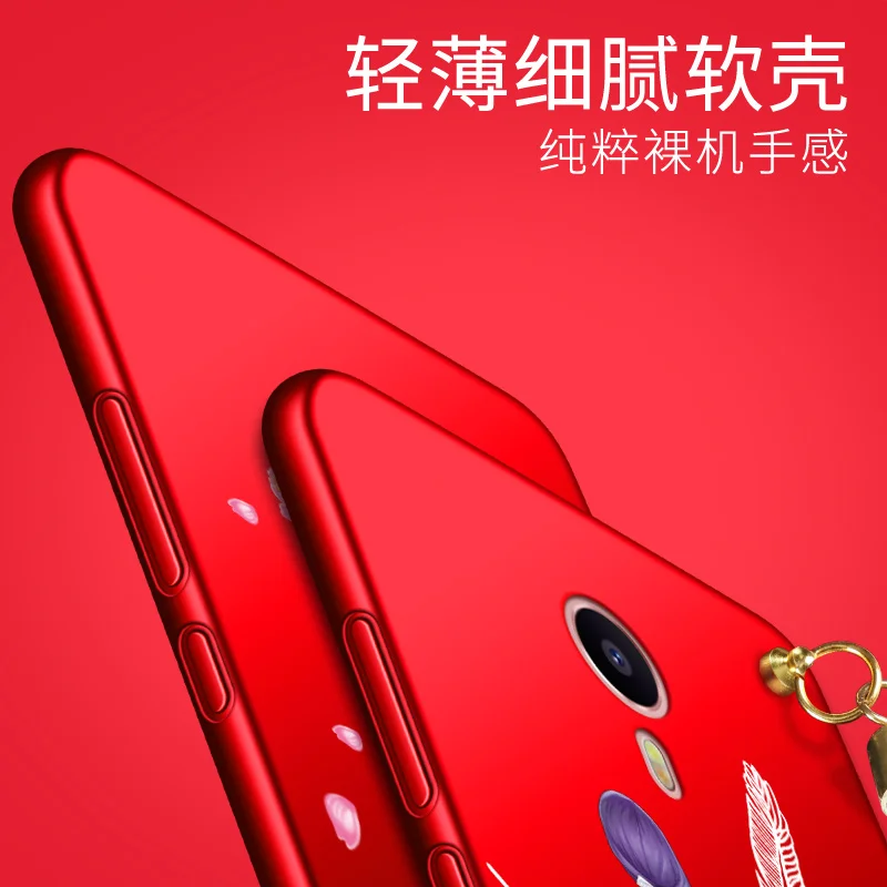 Чехол для Meizu M3 Note мультяшный 3D женский цветочный протектор с полным покрытием