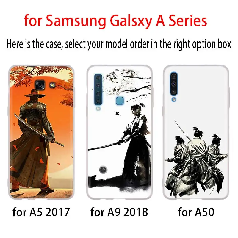 Япония пластичный монтаж меч самурая чехол для Samsung Галактики