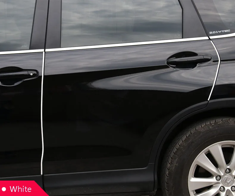 8 м 10 универсальные защитные полоски от царапин на двери автомобиля резиновые