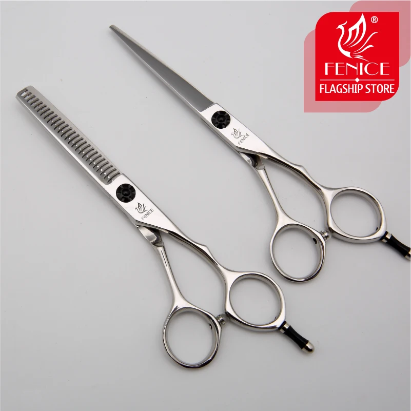 Fenice hairdressing scissors set cutting and thinning shears perfect styling tools JP440C Fenice 5.75  inch