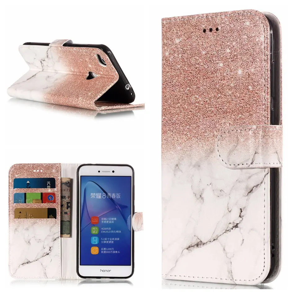 Чехол для телефона в виде книги для Fundas huawei P20 P9 P8 Lite mate 10 9 Pro Lite Y7, роскошный чехол с откидной крышкой и отделением для карт D01Z