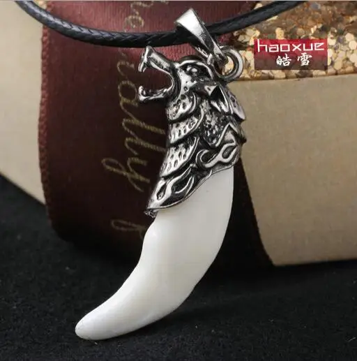 Ожерелье с подвеской в виде волка винтажное ожерелье из сплава волка|pendant for men|wolf