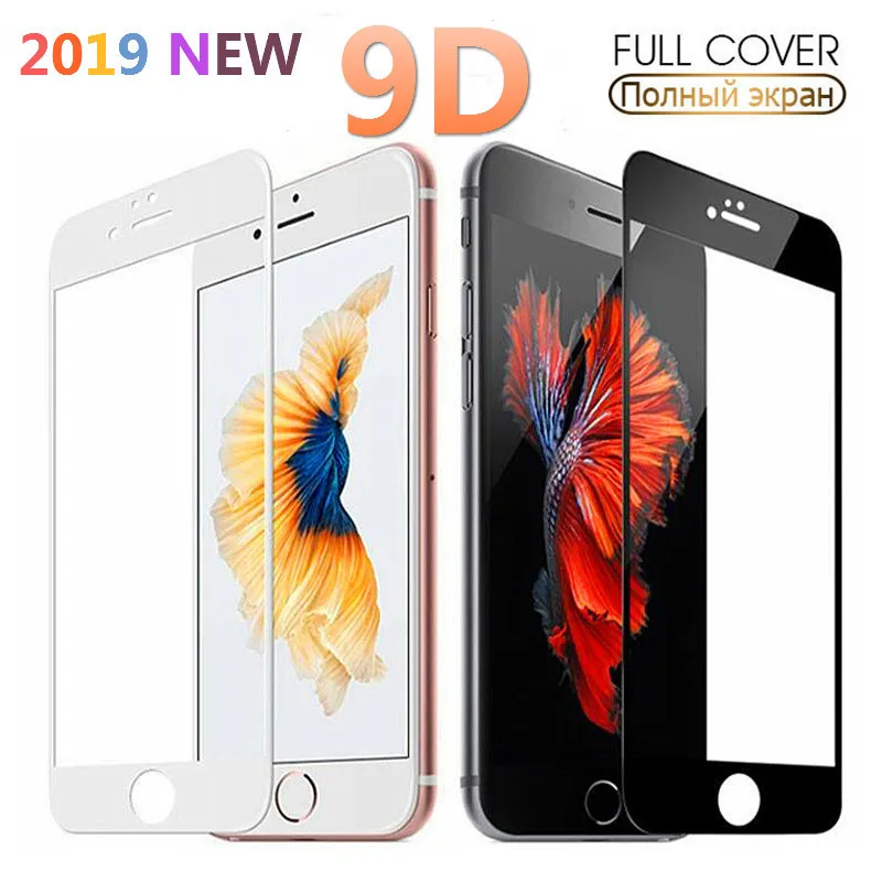 Xindman 9D изогнутое закаленное стекло для iphone7 7 plus черный белый полное покрытие