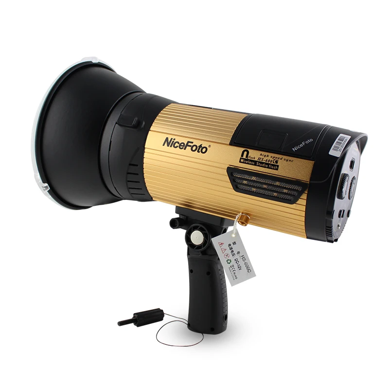 NiceFoto HS 600C 600 Вт Высокоскоростная синхронизация HSS 1/8000S студийная вспышка высокая