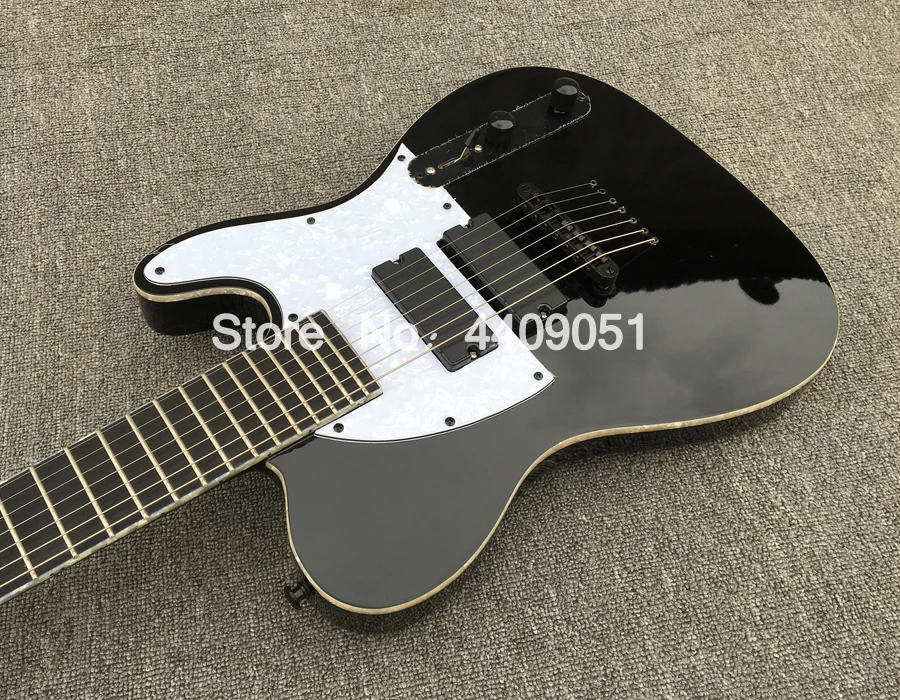 Новые высококачественные 7 Строки Электрогитары красное дерево тело Guitarra гриф