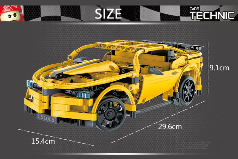 Technic серия Радиоуправляемая машина дистанционное управление гоночный автомобиль электрические строительные блоки кирпичи игрушки для детей подарок