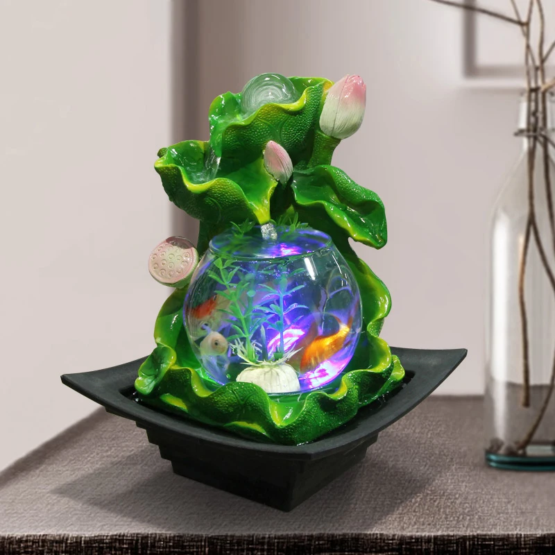 Фэн шуй Лотос со светодиодной подсветодиодный кой 110 240 В|decorative decorative|decorative home