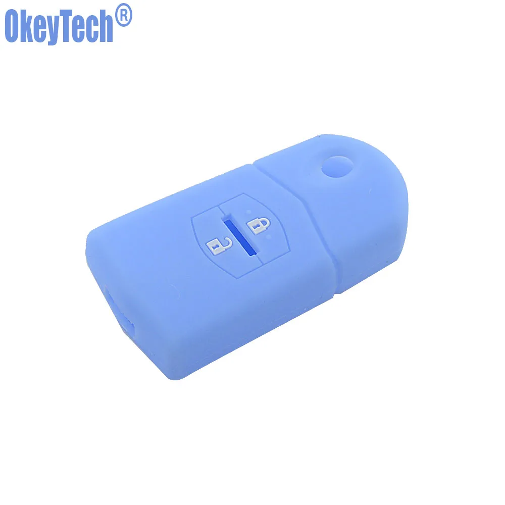 OkeyTech силиконовый чехол для ключей Mazda 3 2 6 2003 2004 2005 2006 2007 2008 2009 2010 2011 2012 2013