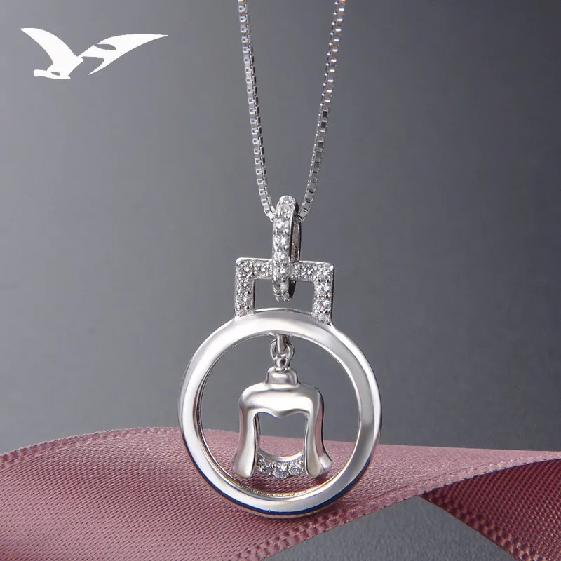 925 пробы серебряные подвески Будды Религия цирконами Fine Jewelry # y002p | Украшения и