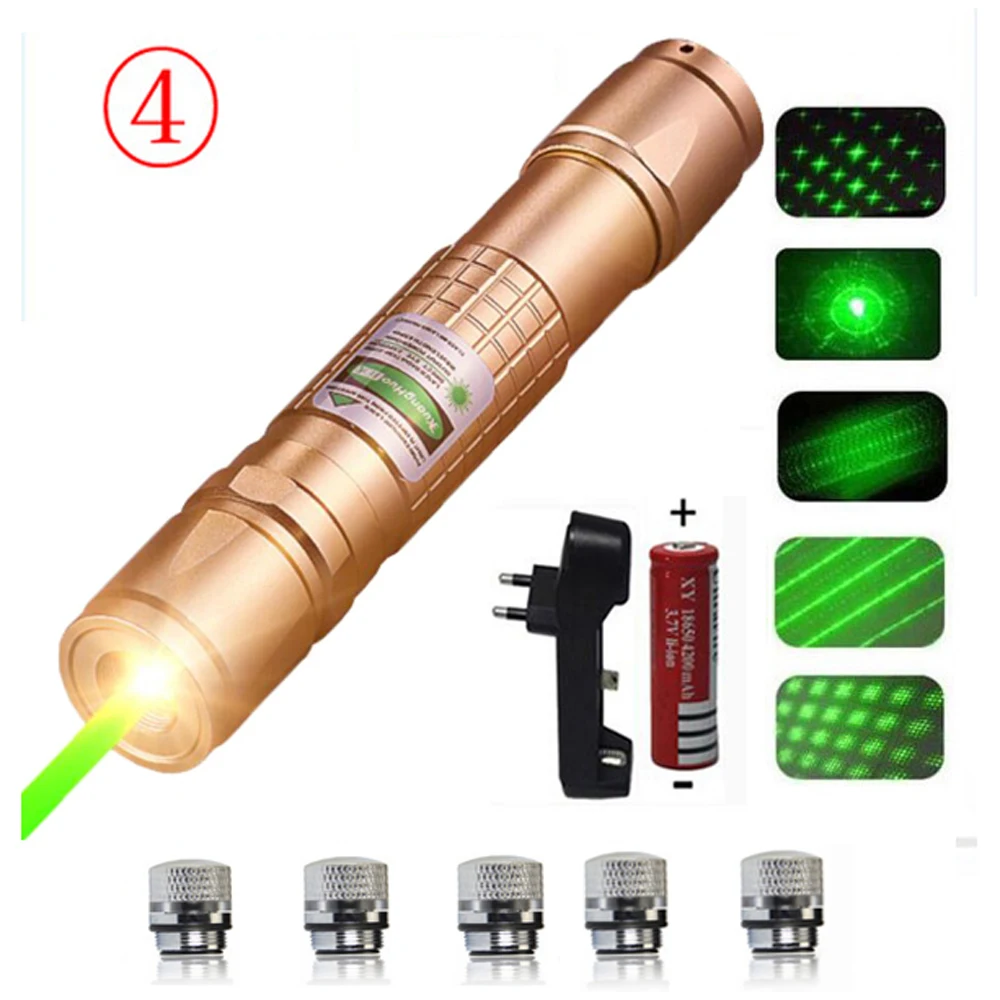 Белый laser pointer hunting green lazer high power tactical Laser sight Pen 303 Burning laserpen Powerful laserpointer flashlight - Цвет: Белый