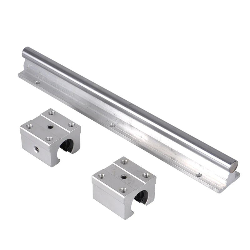 2pcs SBR12 450mm 12MM Linear Guide Rail 4pcs SBR20UU Bearing Blocks For CNC Part Tools XYZ | Guides