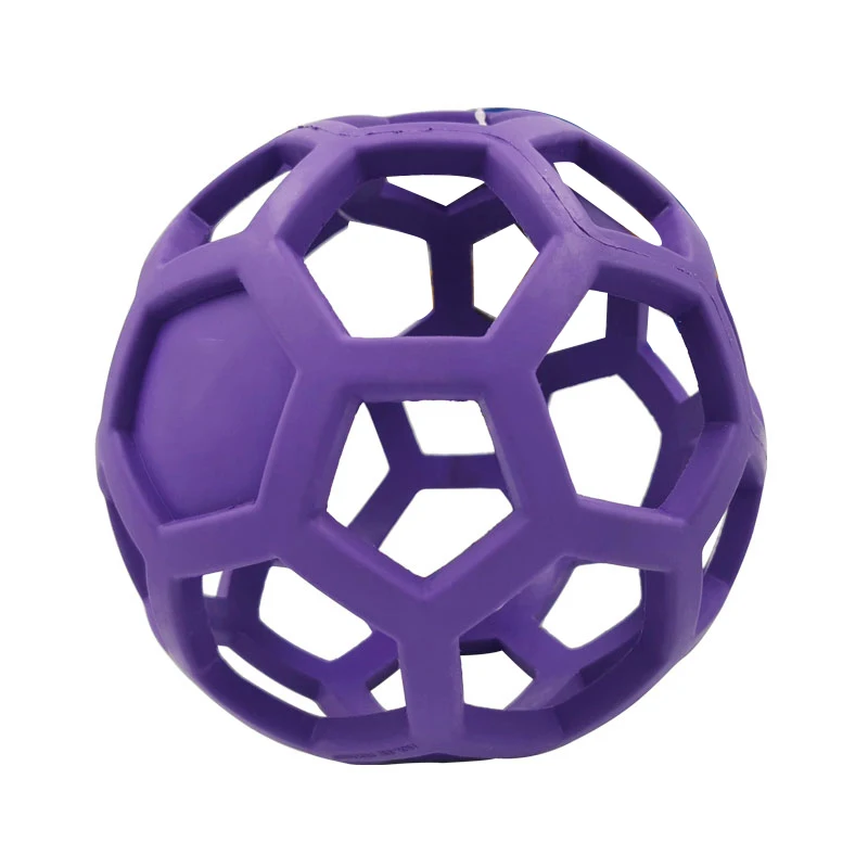 Геометрический шар игрушки для собак натуральный нетоксичный резиновый игрушка