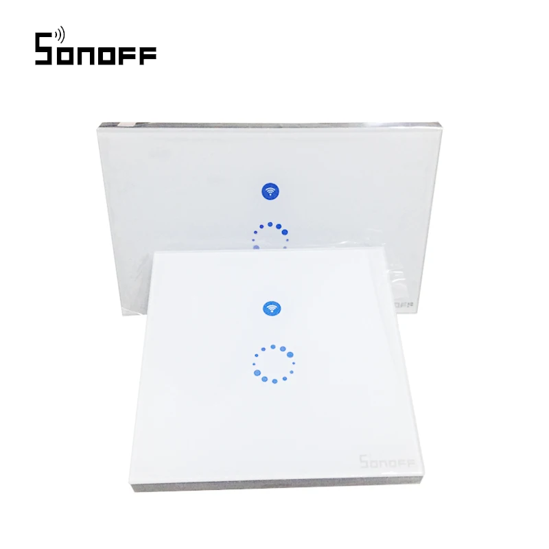 Itead Sonoff сенсорный EU/US Wifi настенный переключатель 1 банда способ беспроводной