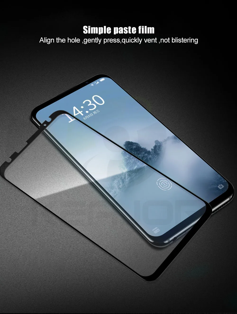 Для Meizu 16th закаленного стекла в сверхтонкое защитное стекло с полным покрытием из закаленного стекла Pantalla для Meizu 16 стекло для телефона