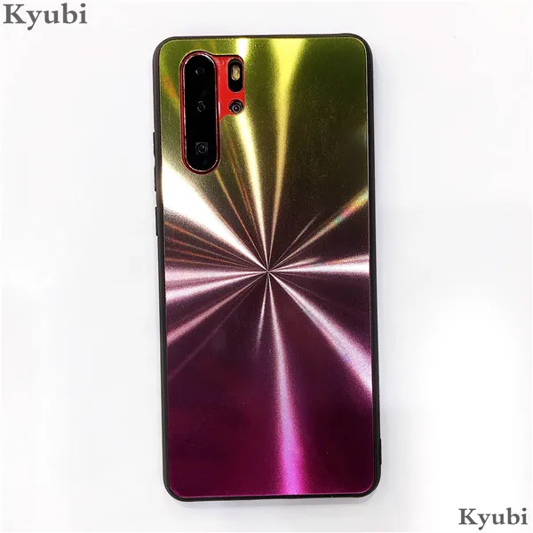 3D градиентный телефонный чехол для huawei P20 P30 pro lite P smart Nova 3e 4e Honor 10 lite 8a 8x Y6 Prime Y7 Pro Y9 etui - Цвет: case 3