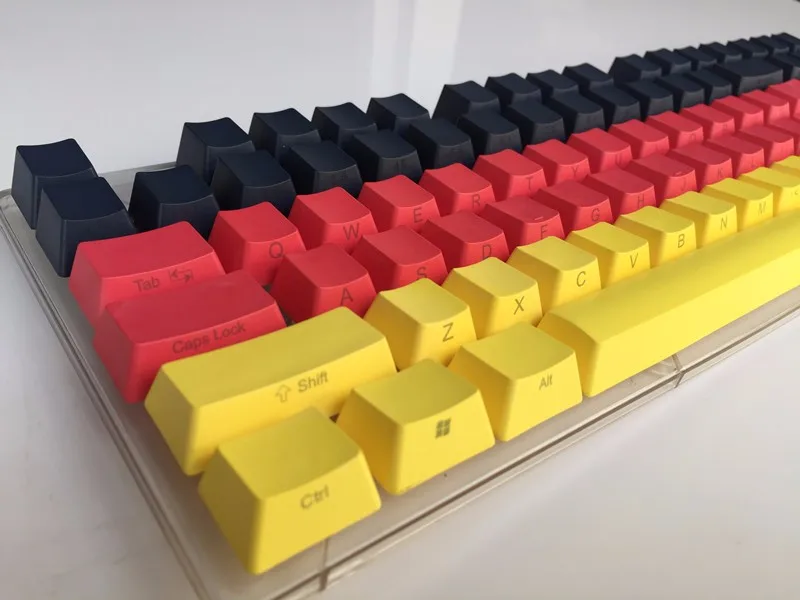 Боковая печать 104 ключ ANSI раскладка Радуга толстый PBT Keycap для OEM Cherry MX переключатели Механическая игровая клавиатура