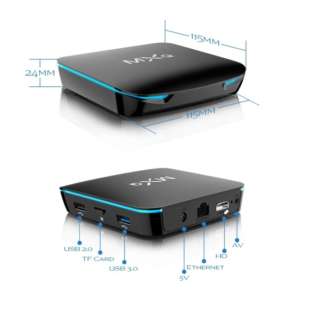 MXQ G12 android 8,1 Amlogic S905X2 четырехъядерный android 8,1 4G+ 32G с двойным wifi tv box