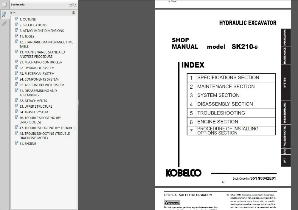 Kobelco строительная техника руководства по обслуживанию новых моделей 2020 PDF DVD 26 72