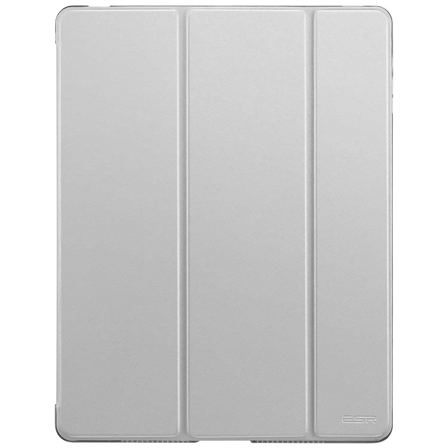 Чехол ESR для iPad Air 2 из синтетической кожи, полупрозрачный матовый чехол на магните+ чехол с функцией автоматического сна/пробуждения для A1566 A1567 - Цвет: Silver Grey