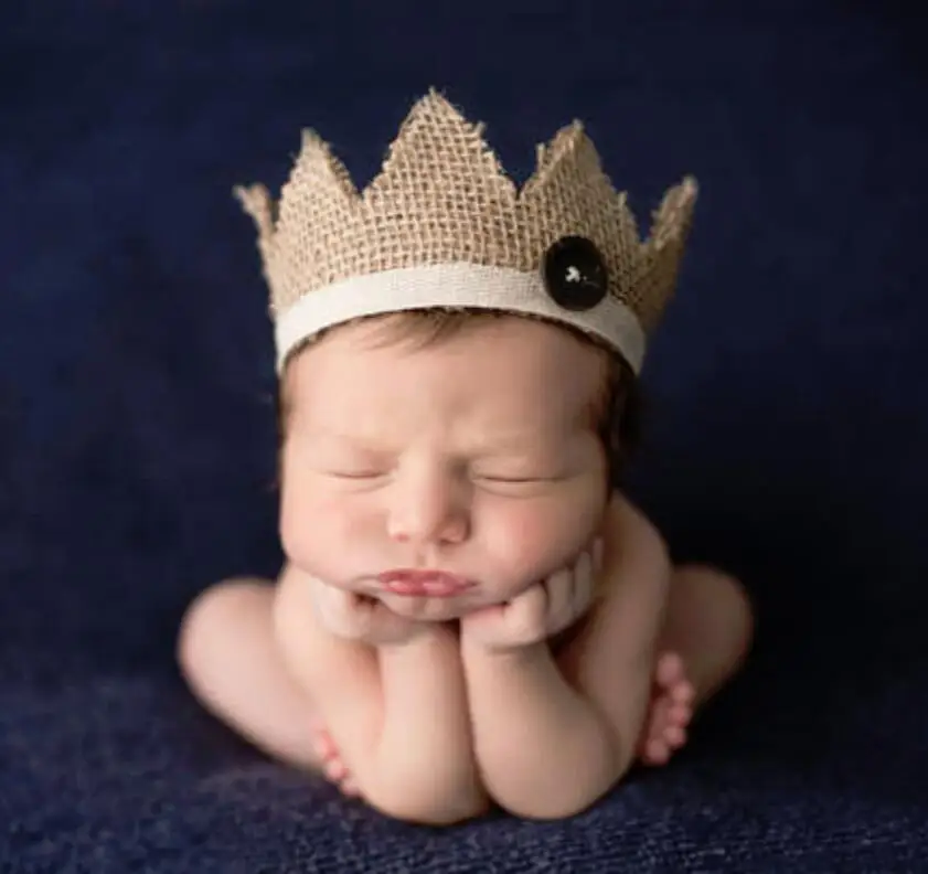 crown Шапка-скафандр для фотосъемки новорожденных мальчиков и девочек, вязаная крючком одежда, боксер, боксерские перчатки+ штаны, комплект для малышей - Цвет: crown