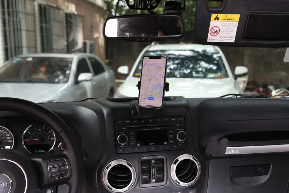 CarCarHome Новые авто мобильный телефон gps ячейки держатель Подставка для Jeep Wrangler jk 2011-17