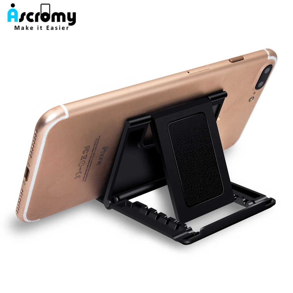 Универсальная подставка для сотового телефона Ascromy держатель iPhone XS Max 8 Samsung S8 Xiaomi