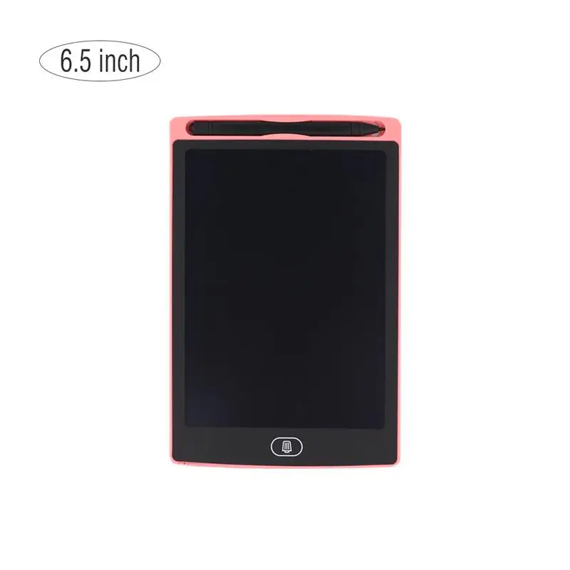 6.5 inch Детская ЖК-доска для рукописного ввода, маленькая доска для дома, немагнитная доска для рисования граффити, игрушки для рисования, 8,5 дюйма/6,5 дюйма - Цвет: 6.5 inch