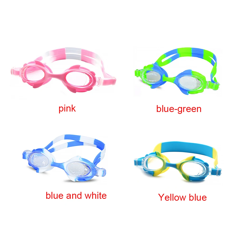 Новая горячая распродажа Детские регулируемые плавательные очки унисекс