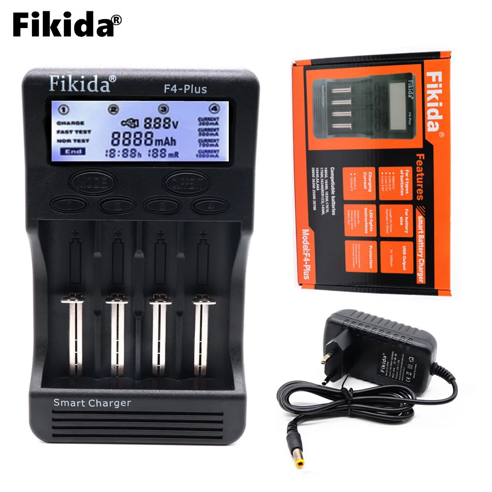 Fikida smart liquid crystal мощность Батарея тесты зарядное устройство er литий ионный NiMH AAAAA
