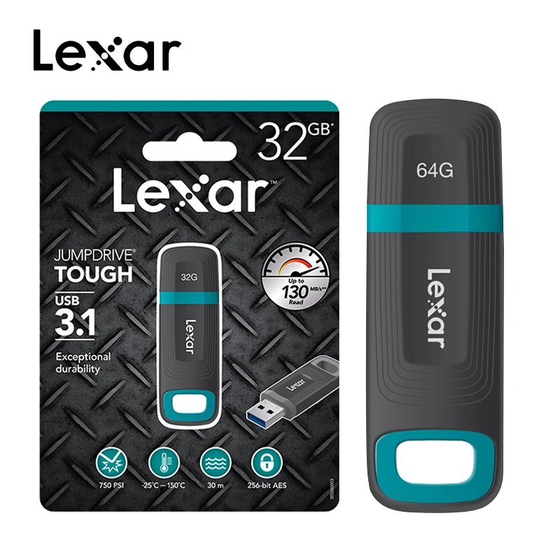 Lexar 32G 64G 128G USB3.1 компьютер U диск жесткий промышленный USB флэш-накопитель водонепроницаемый шифрование