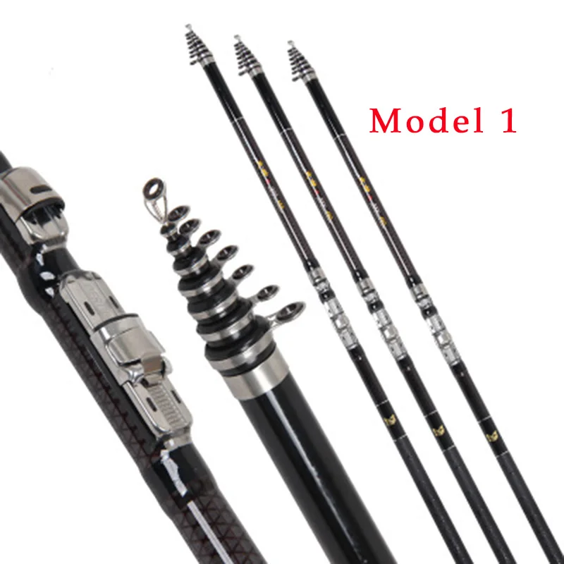 

Carbon Long Throwing Rock Fishing Rod Ocean Spinning Telescopic Fishing Pole Carp Pole 2 Models 2.7m 3.0m 3.6m 4.5m 5.4m 6.3m