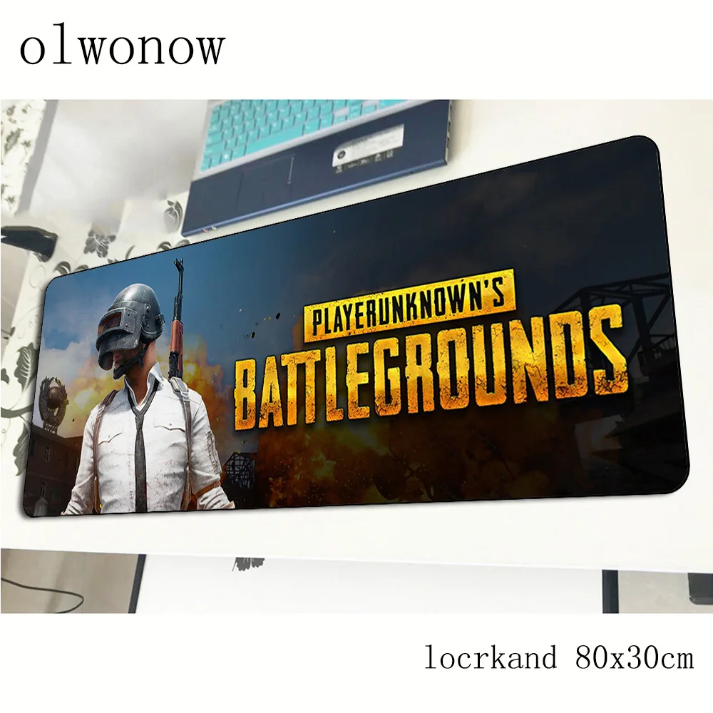 Игровой коврик для мыши pubg 80x30 см esports большой игровой locrkand компьютерный