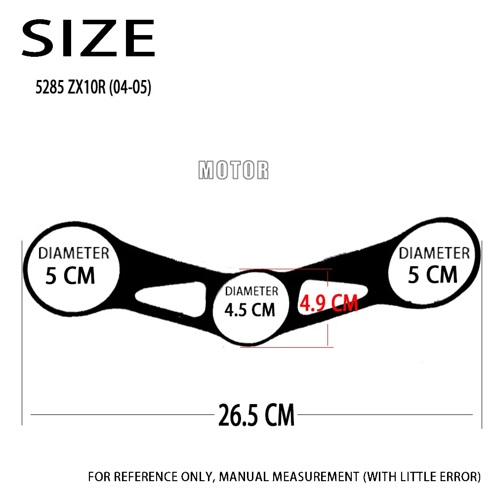 Наклейка для мотоцикла Kawasaki ZX 10 R 10R ZX10 ZX10R 2004 2005 наклейка на кронштейн рулевого