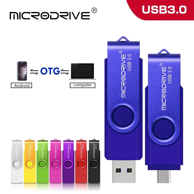 Microdrive B USB 3,0 OTG флеш-накопитель USB флеш-накопитель 128 ГБ 64B 32 Гб 16 Гб usb 3,0 Флешка U3 Макс 60 м/с класс 10